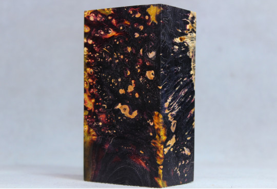 Stabilized Maple Burl Wood Mod Block